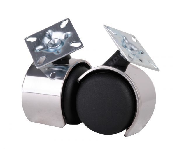 Kit Multi Uso De Rodízios Com Trava P/ Moveis Berço Cômodo